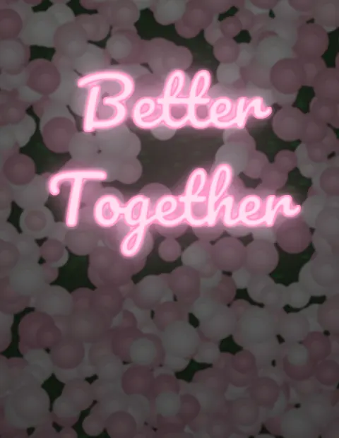Better Together neon sign (design render)