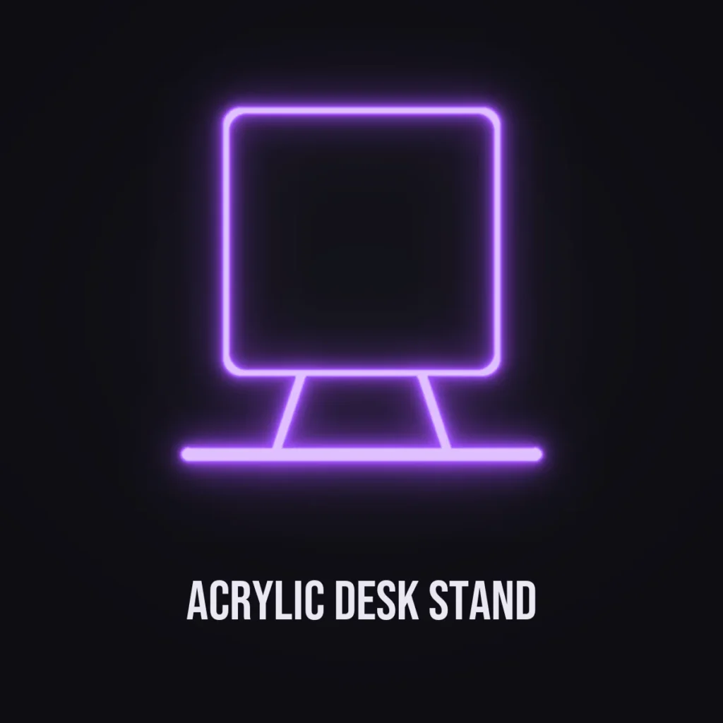 Acrylic Desk Stand