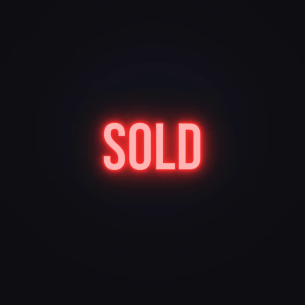 SOLD Neon Sign — Red LED neon (design render)